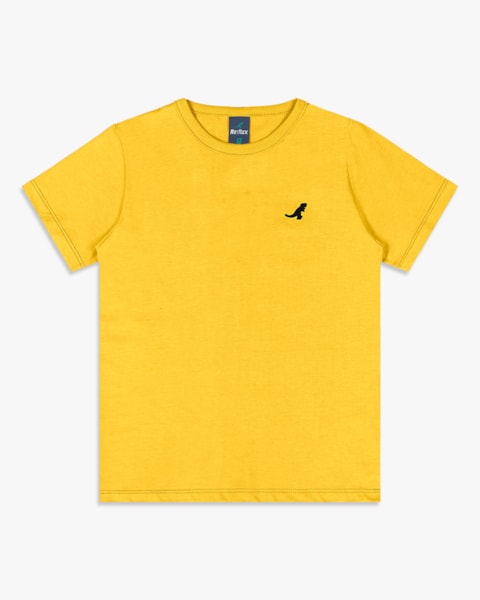 Camiseta Básica Infantil Menino em Meia Malha - ReiRex - Sol