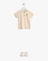 Camiseta Bebê Menino com Gola Padre em Meia Malha - ReiRex - Tapioca-4145c095-2c20-48e6-b9ff-6ebb472bca9a