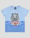 Camiseta Bebê Menino com Hipopótamo Interativo ReiRex Azul-0d76c12c-1c37-4fb0-b26e-e5ef10822558