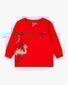 Camiseta Bebê Menino Manga Longa Estampa Dinossauro - ReiRex - Vermelho-becff400-c049-4646-b4c5-019b7216e9c1