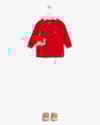 Camiseta Bebê Menino Manga Longa Estampa Dinossauro - ReiRex - Vermelho-680ec507-0bf2-4f99-9885-8597a2a9d231