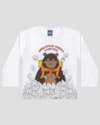 Camiseta Bebê Menino Manga Longa Estampa Urso - ReiRex - Branco-d6985577-be8b-44a9-a610-82dd25c2dac6