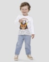 Camiseta Bebê Menino Manga Longa Estampa Urso - ReiRex - Branco-6141b228-35e2-4d3b-be31-41ea38d68fbb