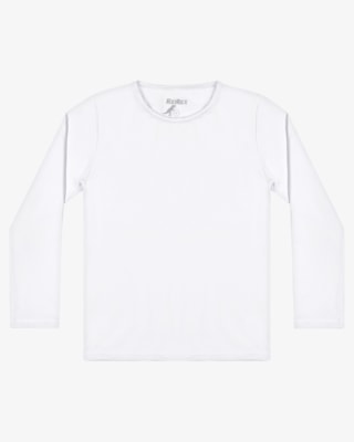Camiseta em Malha Térmica Infantil ReiRex Branco