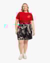 Camiseta Feminina Plus Size em Meia Malha com Estampa - Cereja Rosa -Tomato-2b9dda55-f662-45f0-8579-01ff996dbe74