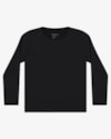 Camiseta Infantil em Malha Térmica ReiRex Preto-998d9aa0-7a88-4cba-b27f-aef9b88e0961
