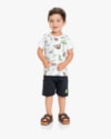 Camiseta Infantil Estampada em Meia Malha - ReiRex - Branco-d3f1ffb3-0599-4d21-b4fa-c6557d554ef5