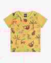 Camiseta Infantil Estampada em Meia Malha - ReiRex - Mostarda-7ed869df-8e79-4510-9712-f563d6a7be92