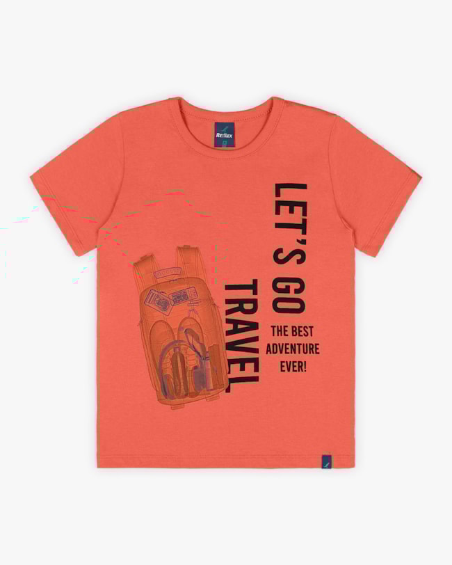 Camiseta Infantil Masculina Manga Curta Estampada - ReiRex - Ibiza-af2ce114-c845-4d63-af24-df80e2ec710b