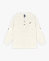 Camiseta Infantil Masculina Manga Longa com Botões - ReiRex - Natural-10-68028f4f-f50b-4456-8326-398061583ade