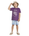 Camiseta Infantil Meia Malha Menino ReiRex - ROXO CRISTAL-6a727f73-5bee-4401-9f8a-372711afa8e7