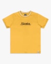 Camiseta Infantil Menino com Estampa 3D - ReiRex - Mostarda-da20277f-7cef-4a7e-9887-9dc8bf3095b2