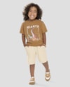 Camiseta Infantil Menino com Estampa Dinossauros ReiRex Marrom-b80af9fd-3e6f-4235-8b34-8f3c52f52be0