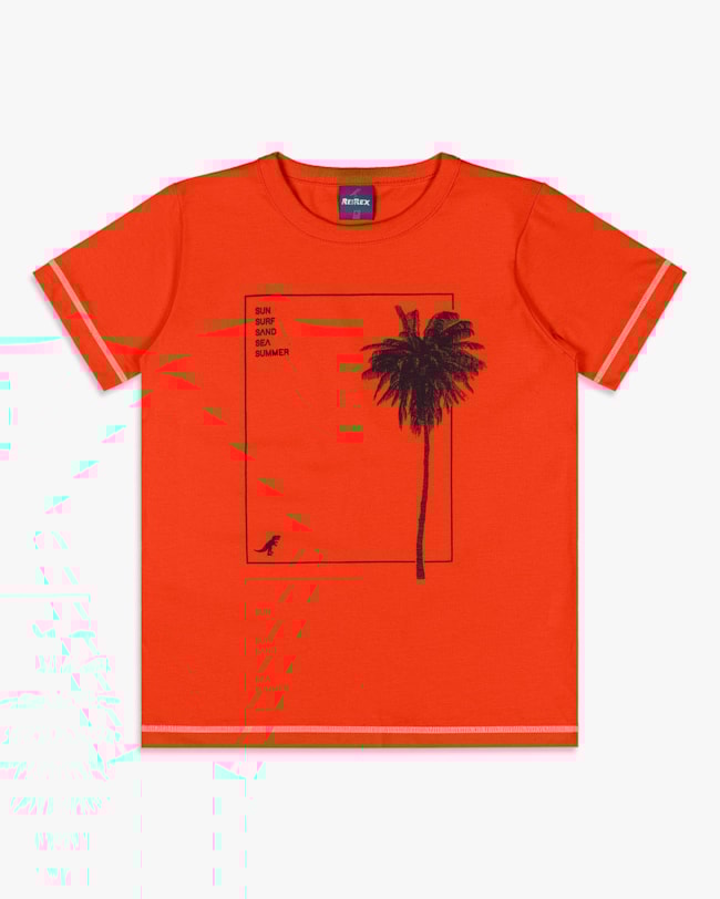 Camiseta Infantil Menino com Estampa Palmeira- ReiRex - Carrot-8b0c185e-6488-4af6-ad60-7c7f38fe9acd