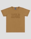 Camiseta Infantil Menino com Estampa Relevo ReiRex Marrom-e60a33fd-73d9-4a2d-9985-f7c34a2865ad