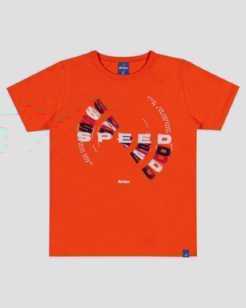 Camiseta Infantil Menino em Malha com Estampa ReiRex CARROT