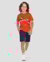 Camiseta Infantil Menino em Malha com Estampa ReiRex Vermelho-c50f1760-984b-469c-a849-47b5ebf58cfe