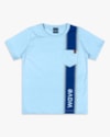 Camiseta Infantil Menino em Meia Malha com Bolso - ReiRex - Azul Soft-add38198-0988-4012-b104-a479fa0884bf