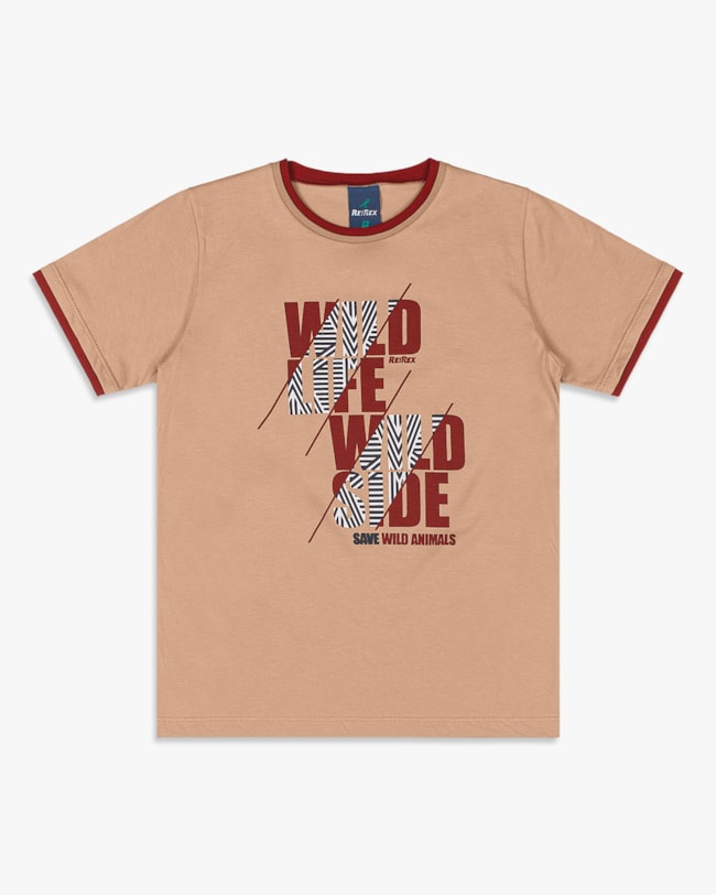 Camiseta Infantil Menino em Meia Malha com Estampa - ReiRex -Toffee-fbbfeedb-5ecd-4efe-948d-705f6224ccfb