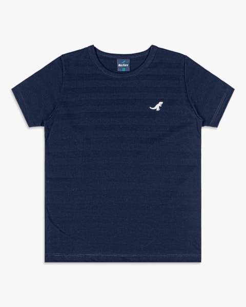 Camiseta Infantil Menino Manga Curta em Meia Malha - ReiRex - Oxford