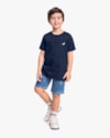 Camiseta Infantil Menino Manga Curta em Meia Malha - ReiRex - Oxford-113cccd1-8f1f-457e-b1d6-85f1991d261c