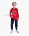 Camiseta Infantil Menino Manga Longa Estampa Dinossauro - ReiRex - Tomato-10-ffcd054b-a7c0-4784-8f4d-768503272c23