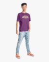 Camiseta Juvenil com Estampa em Meia Malha BaseD Roxo Cristal-ab411b10-39a2-4942-8404-76ccb3c0719a