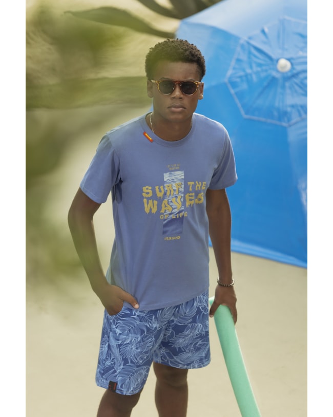 Camiseta Juvenil em Meia Malha Based Azul Jeans-f2cbf215-1134-49af-9b9e-6d4d41afa05e