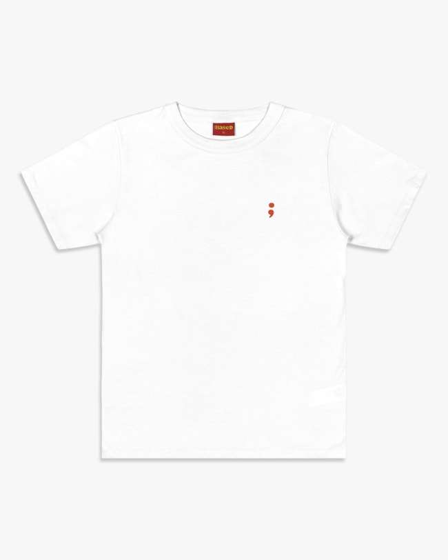 Camiseta Juvenil Masculina com Estampa Costas - BaseD - Branco-30f93541-2d07-48f1-a3d1-0b0846574c97