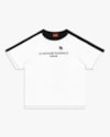 Camiseta Juvenil Masculina com Recorte Contraste - BaseD - Branco-0405cc43-0eb7-4d68-b3c7-7712a5384ca7
