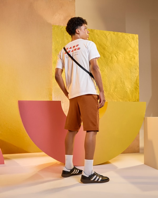 Camiseta Juvenil Masculina em Malha com Estampa Costas - BaseD - Branco