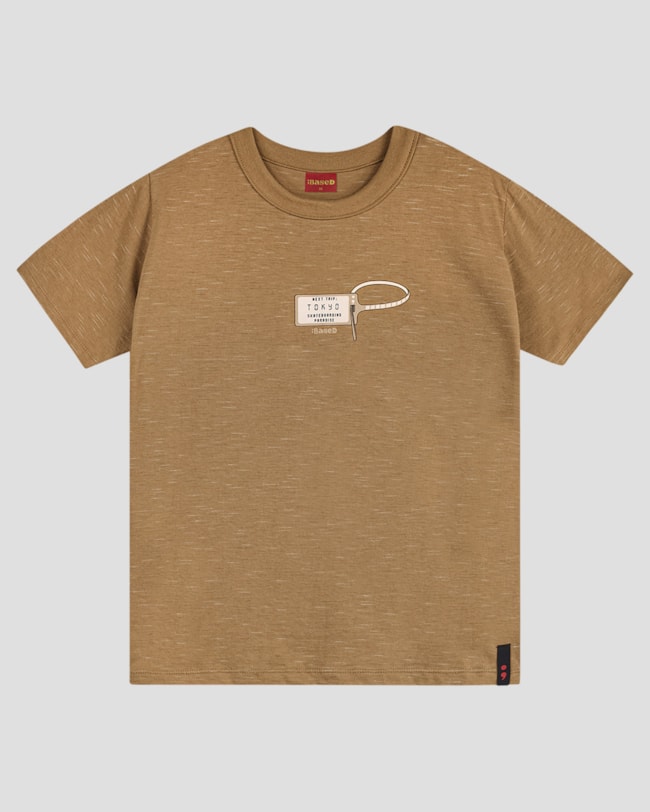 Camiseta Juvenil Masculina em Malha Jet com Estampa BaseD Marrom-1c68c643-3036-4bbe-933c-0381f4bf4a6e