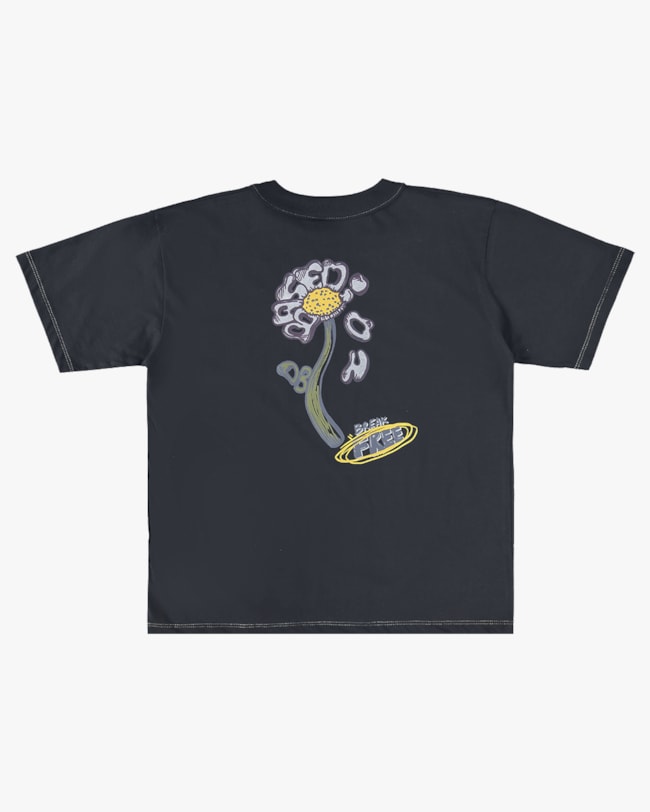 Camiseta Juvenil Masculina Oversize com Estampa Costas - BaseD - Preto-fef13492-1ce4-43ab-aa4c-2e8d9aa5fb5e