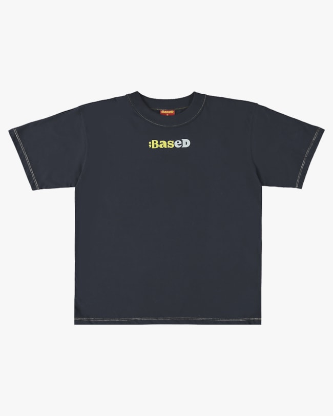 Camiseta Juvenil Masculina Oversize com Estampa Costas - BaseD - Preto-64ca5ad9-0a02-4a6a-a4e7-2b5116d9739d