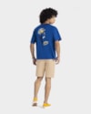 Camiseta Juvenil Masculina Oversized com Estampa Costas - BaseD - Azul-c1f4c5a3-06df-4826-9027-ff3be8fd27fa