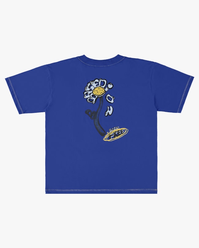 Camiseta Juvenil Masculina Oversized com Estampa Costas - BaseD - Azul-6dfd5047-6d74-46b3-82c8-bbf8a4644247