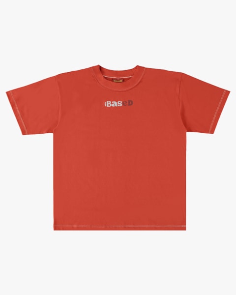 Camiseta Juvenil Masculina Oversized com Estampa Costas - BaseD - Carrot