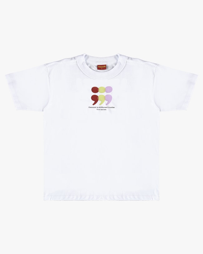 Camiseta Juvenil Oversize com Estampa Frontal - BaseD - Branco-ea56685d-0158-4fe6-a2be-3e96a9dce4fa