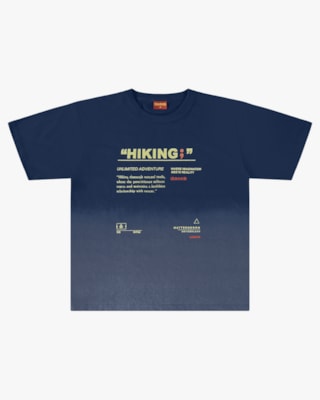 Camiseta Juvenil Oversize Degradê com Estampa - BaseD - Oxford