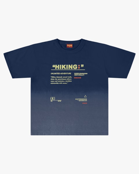 Camiseta Juvenil Oversize Degradê com Estampa - BaseD - Oxford