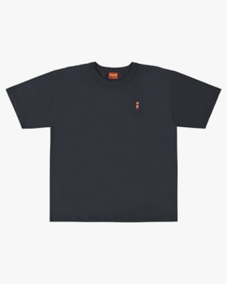 Camiseta Juvenil Oversize em Meia Malha - BaseD - Preto