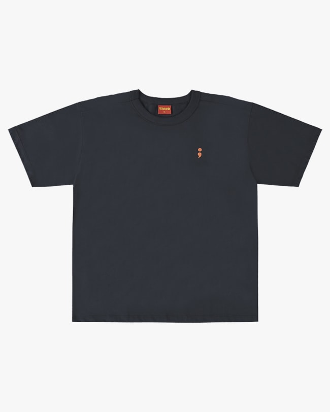 Camiseta Juvenil Oversize em Meia Malha - BaseD - Preto-d08d57a4-cce4-4d7f-abdf-c6af134d2e02