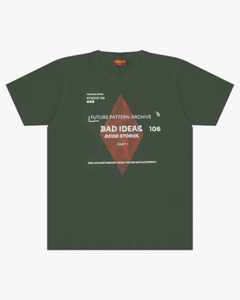 Camiseta Manga Curta Juvenil com Estampa - BaseD - Basílico