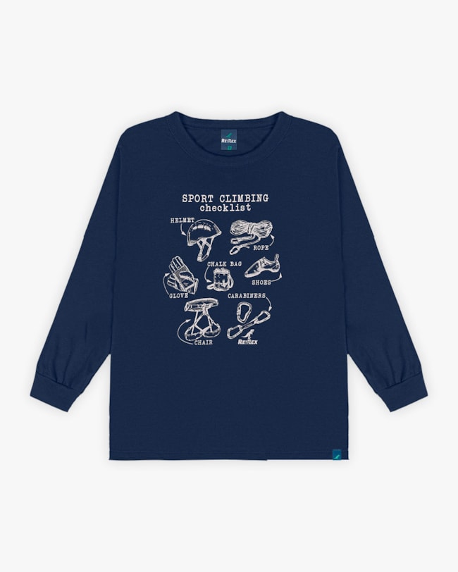 Camiseta Manga Longa Infantil com Estampa - ReiRex - Azul-1eff7266-ada5-42f8-b082-26662730d520