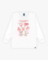 Camiseta Manga Longa Infantil com Estampa - ReiRex - Branco-02327df2-5d05-4754-9f4c-974b6ae0368f