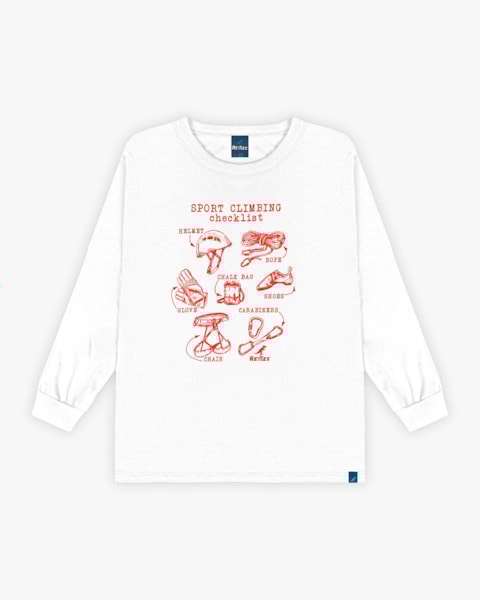 Camiseta Manga Longa Infantil com Estampa - ReiRex - Branco