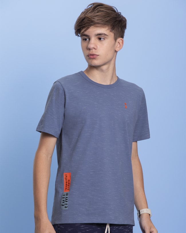 Camiseta Masculina em Malha Based-652b2121-c628-456d-9c04-7f587b6b5077