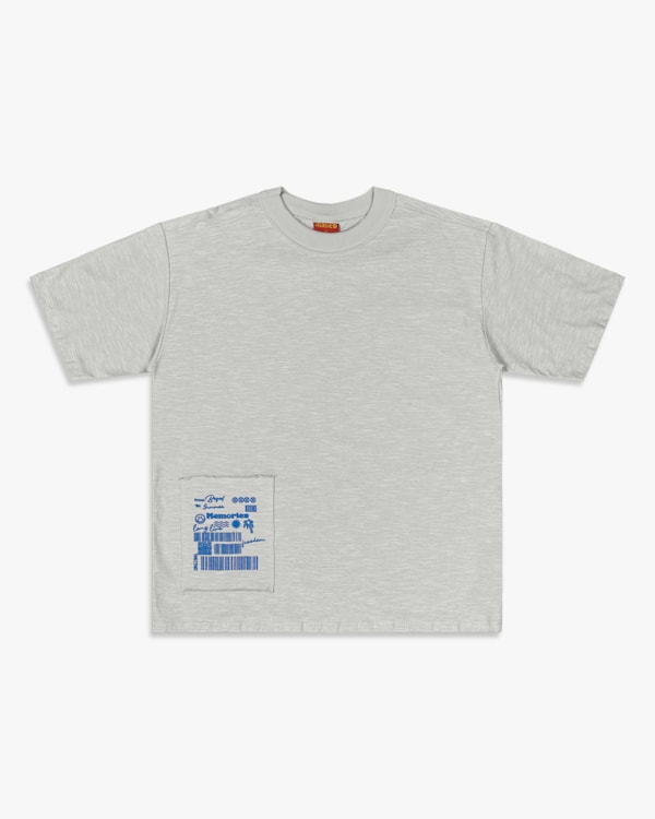Camiseta Masculina Juvenil com Recorte e Estampa - BaseD - Elegance
