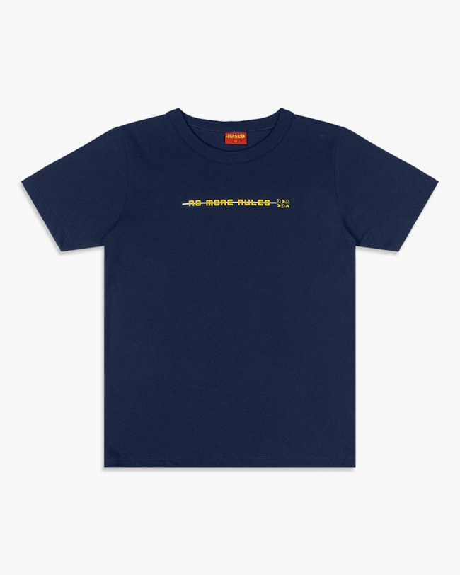 Camiseta Masculina Juvenil em Meia Malha Estampa 3D - BaseD - Oxford-9ecac1a0-ae62-4014-85dd-857d931011ac