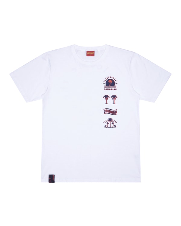 Camiseta Meia Malha com Estampa  Based